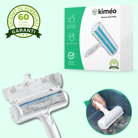 Brosse Anti-Poils  – Élimine les Poils de Chats et Chiens sur Vêtements et Canapés