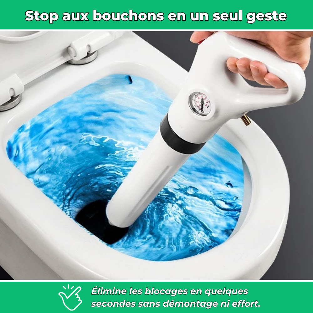 AirClean Pro – Déboucheur haute pression multi-canalisations