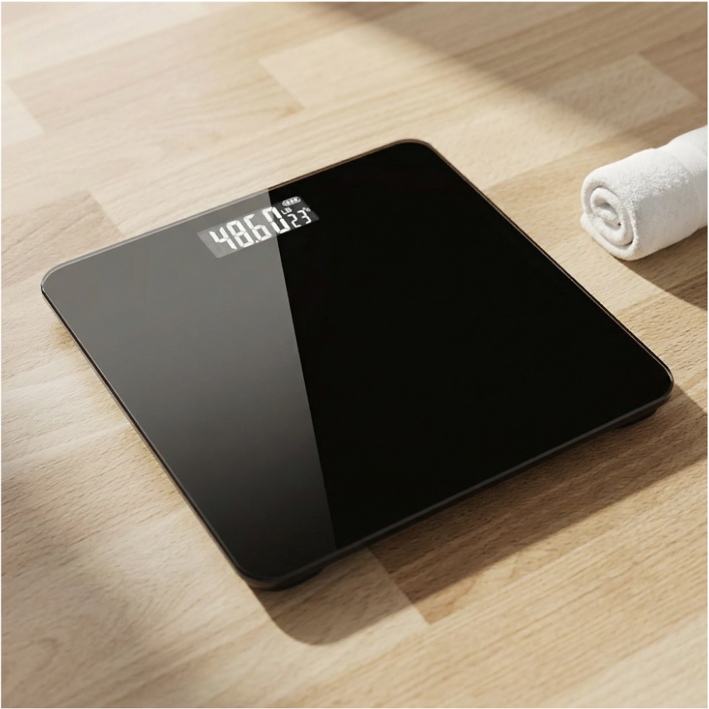 Pèse-Personne Numérique Précis LCD – Balance Corps Robuste Maison Haute Précision