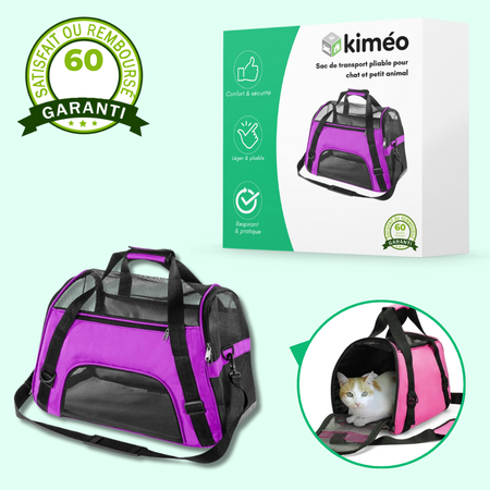 Sac de transport pliable pour chat et petit animal – Portable et facile à ranger