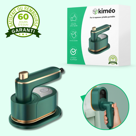 Mini fer à repasser portable pliable rotatif 180° compact voyage & maison