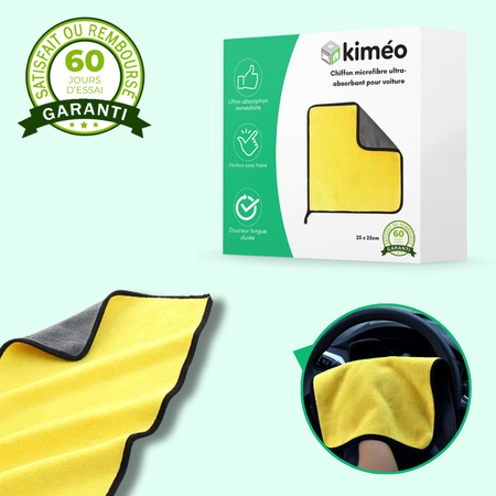 Chiffon microfibre ultra-absorbant pour voiture