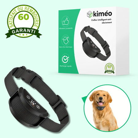 Collier anti-aboiement chien – Automatique, à vibration puissante, réglable et rechargeable USB, sans choc