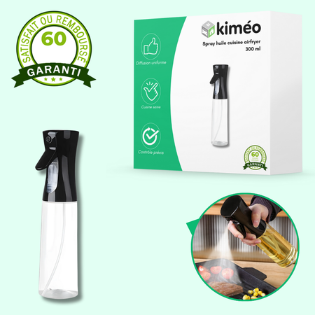 Spray huile cuisine 300 ml pour airfryer – Accessoire friteuse sans huile