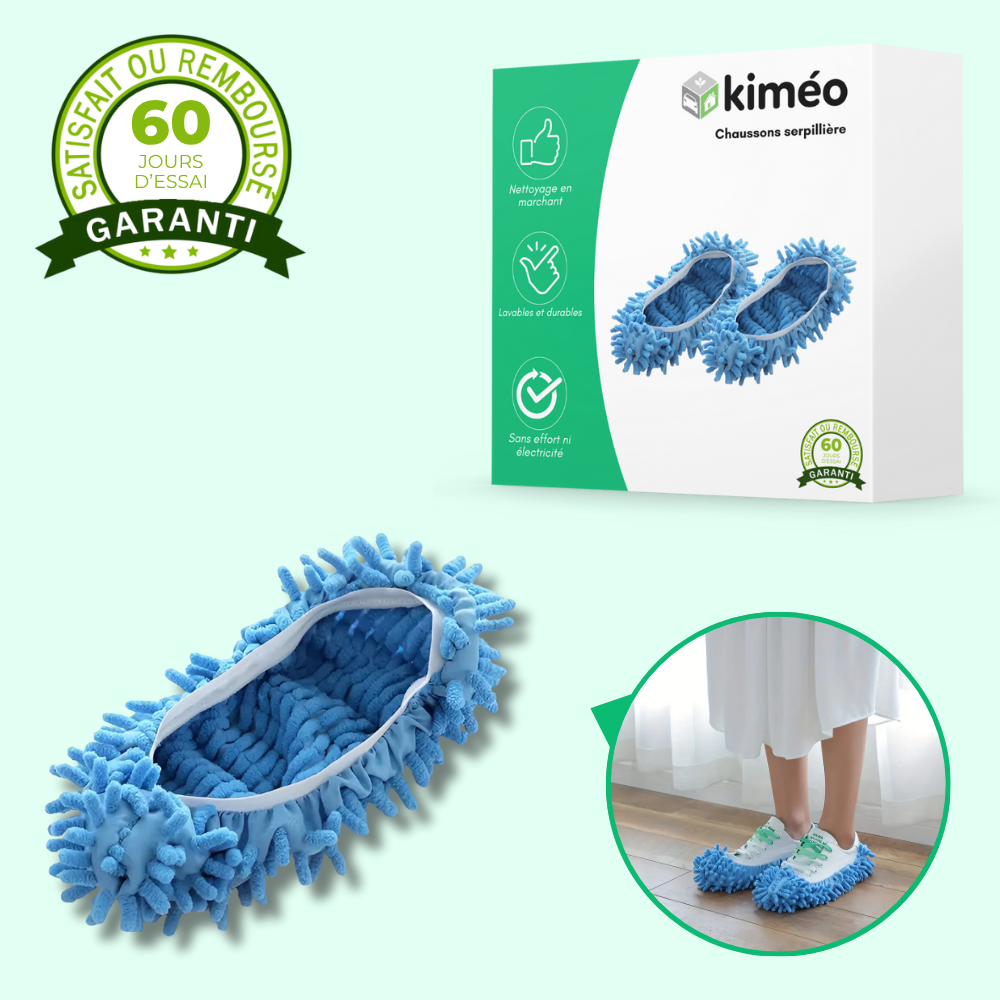 Chaussons serpillière pour un ménage sans effort