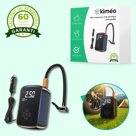 Compresseur à air portable sans fil – Gonfleur pneus