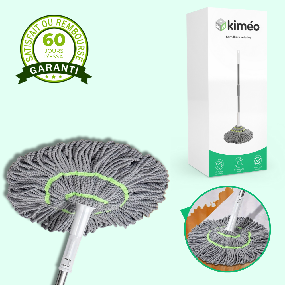 Serpillière rotative auto-essorante