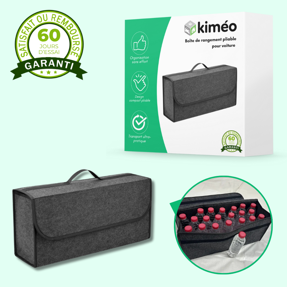 Boîte de rangement pliable pour voiture