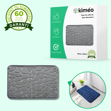 Tapis de salle de bain absorbant & confortable