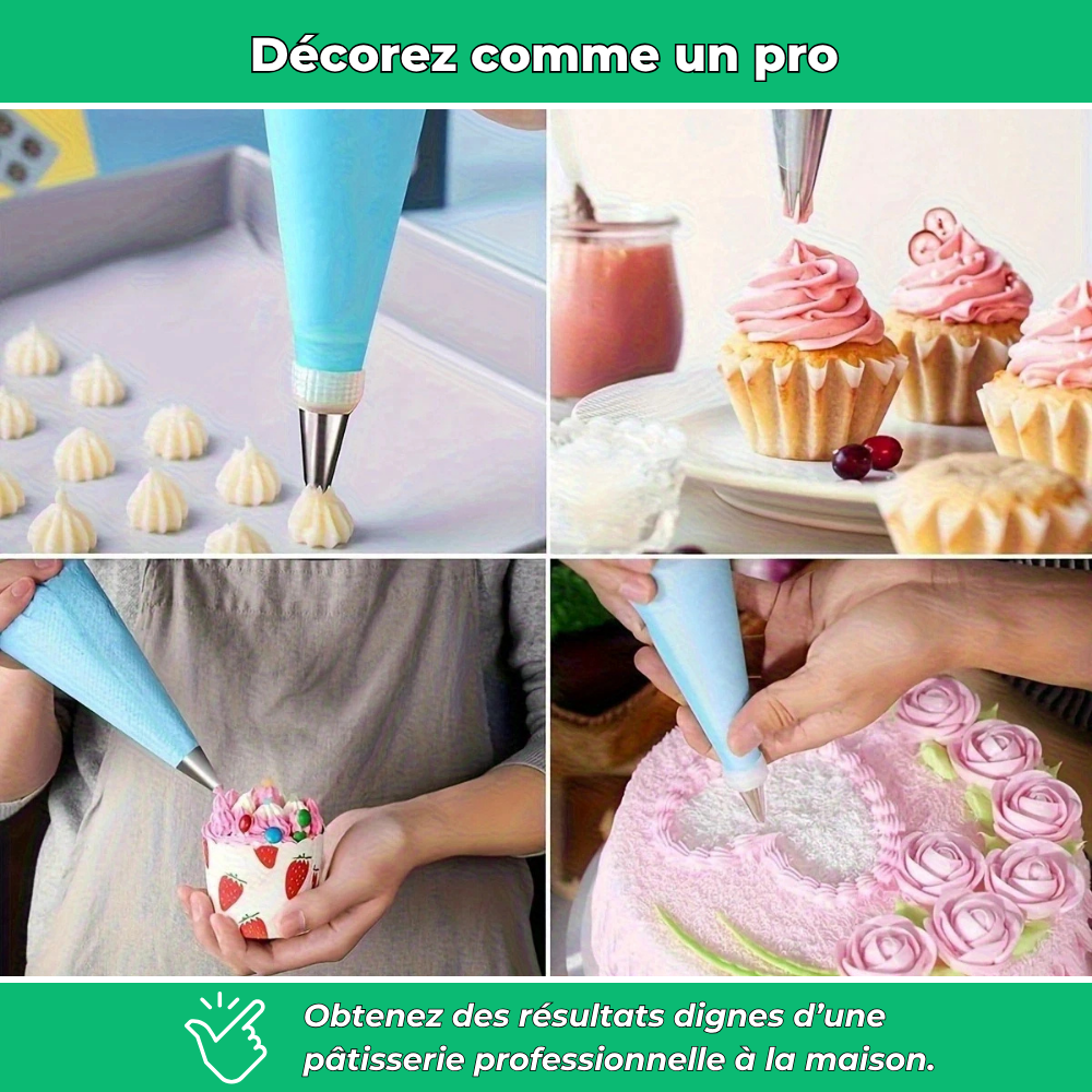 Kit complet de décoration pour gâteaux et pâtisseries