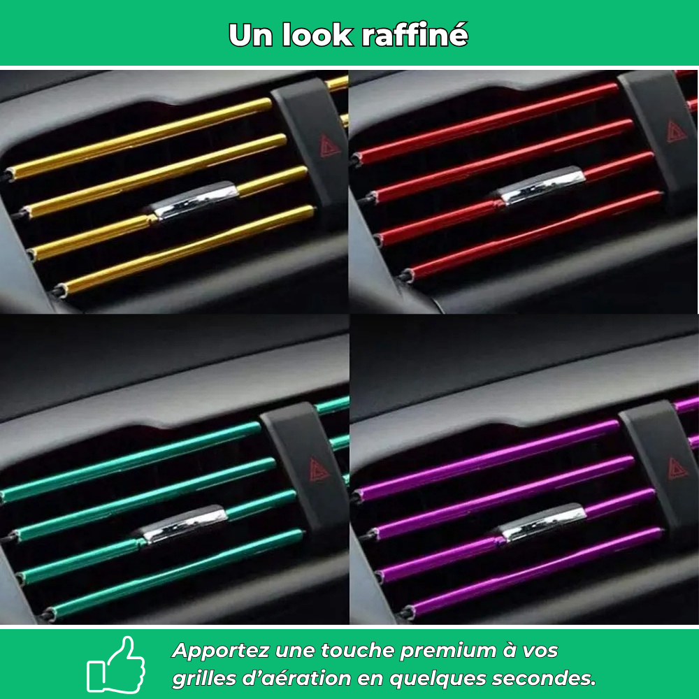 Bandes décoratives pour grilles d’aération