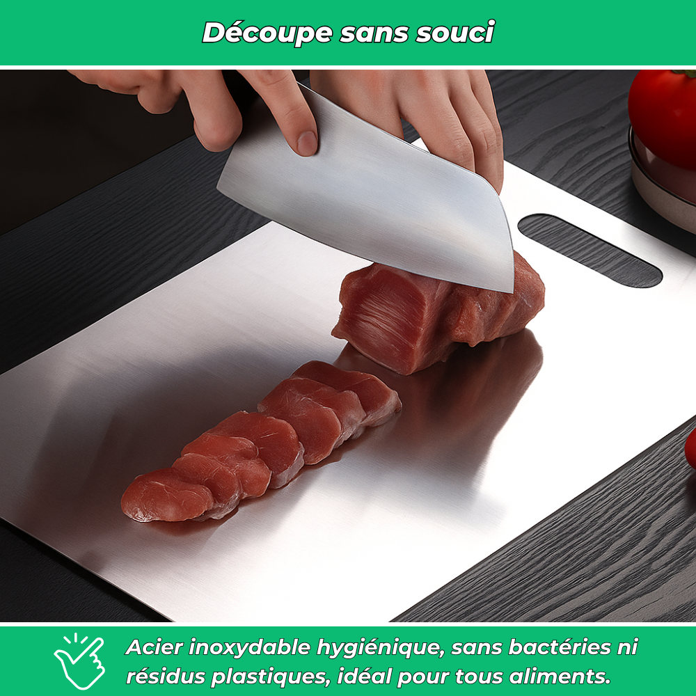 PureCut™ | Planche à découper en titane anti-bactérienne | Durable et hygiénique