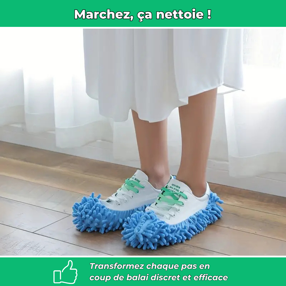 Chaussons serpillière pour un ménage sans effort