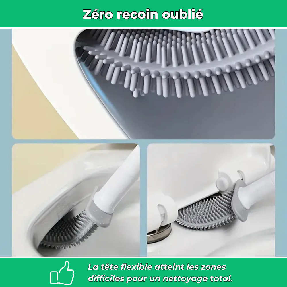 FlexiWC – Brosse WC en silicone souple et efficace