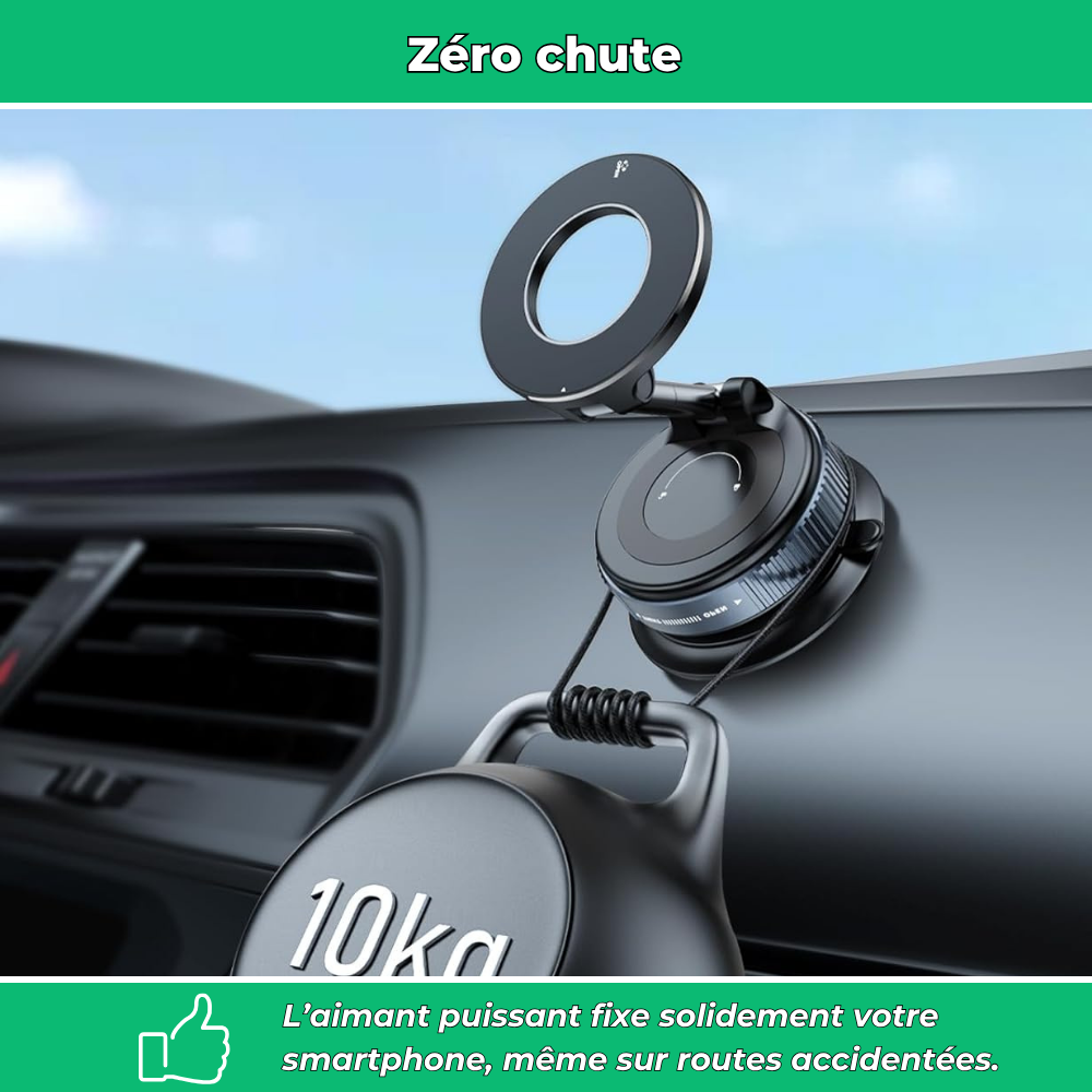MagnoFix – Support magnétique avec ventouse ultra-fixation