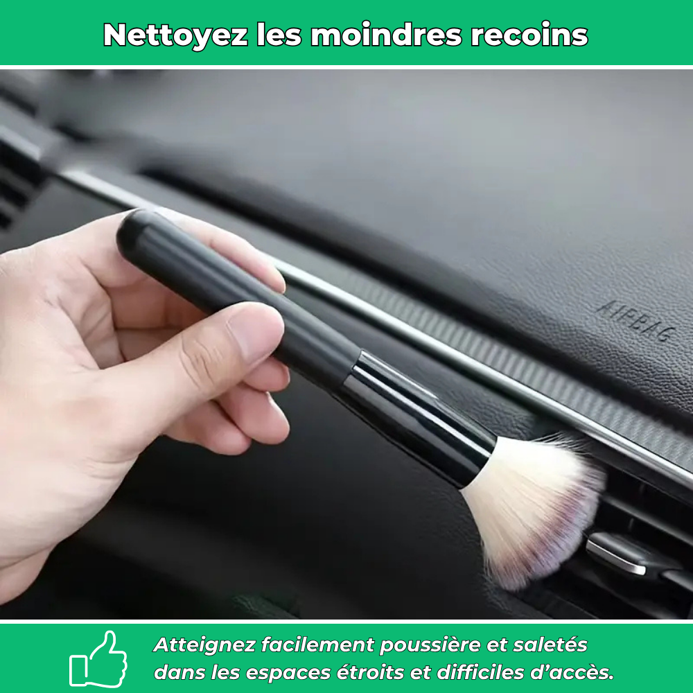 Dust PRO – Kit de 2 brosses anti-poussière pour voiture