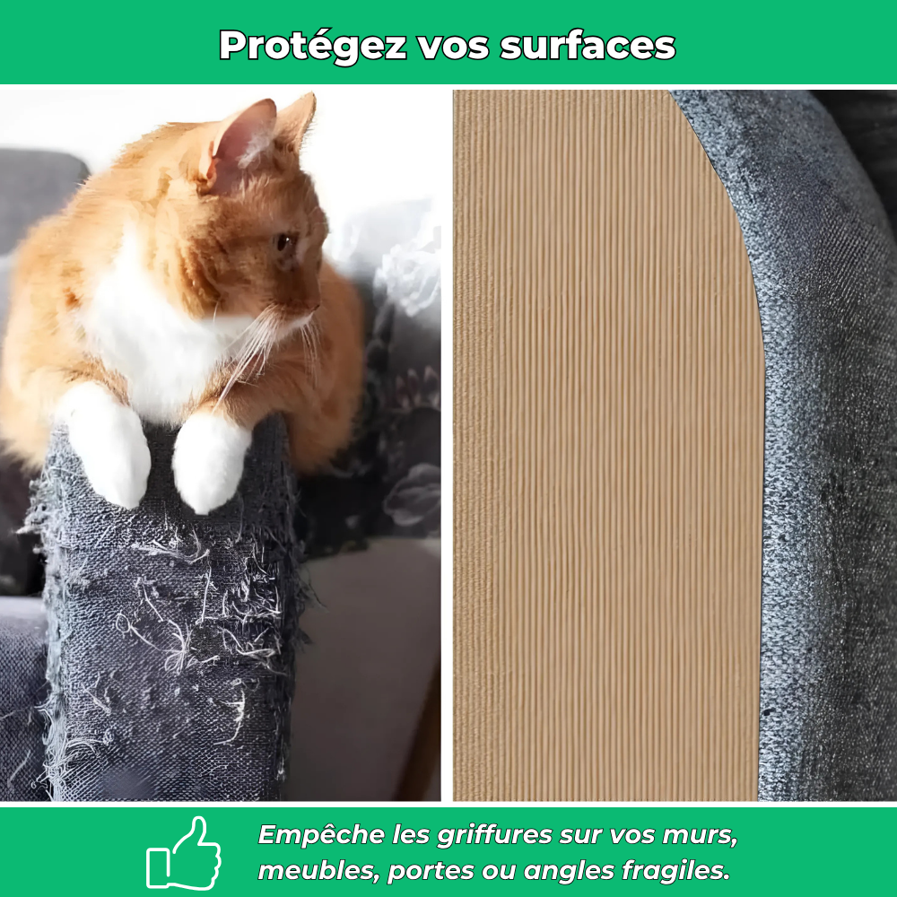 Tapis à gratter auto-adhésif pour protéger murs et meubles