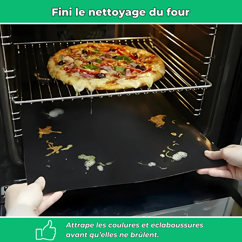 Cuisin'Pro – Tapis de four & barbecue multi-usages (Lot de 2)