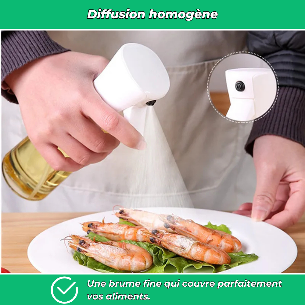Spray huile cuisine 300 ml pour airfryer – Accessoire friteuse sans huile