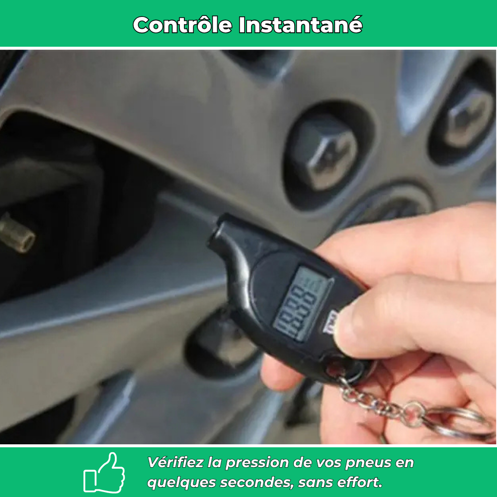 AirCheck PRO – Manomètre digital haute précision pour pneus auto et moto
