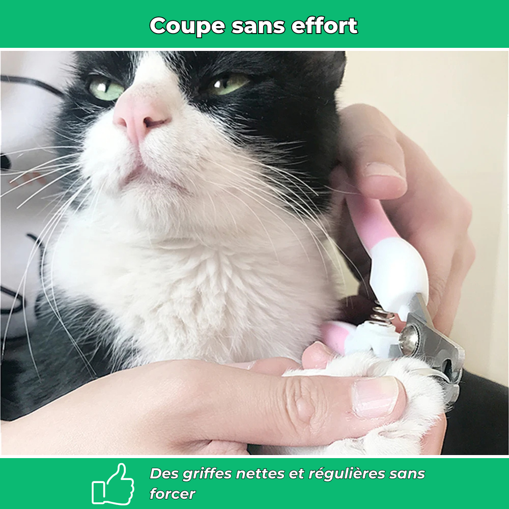 Coupe-griffes ergonomique pour chiens et chats