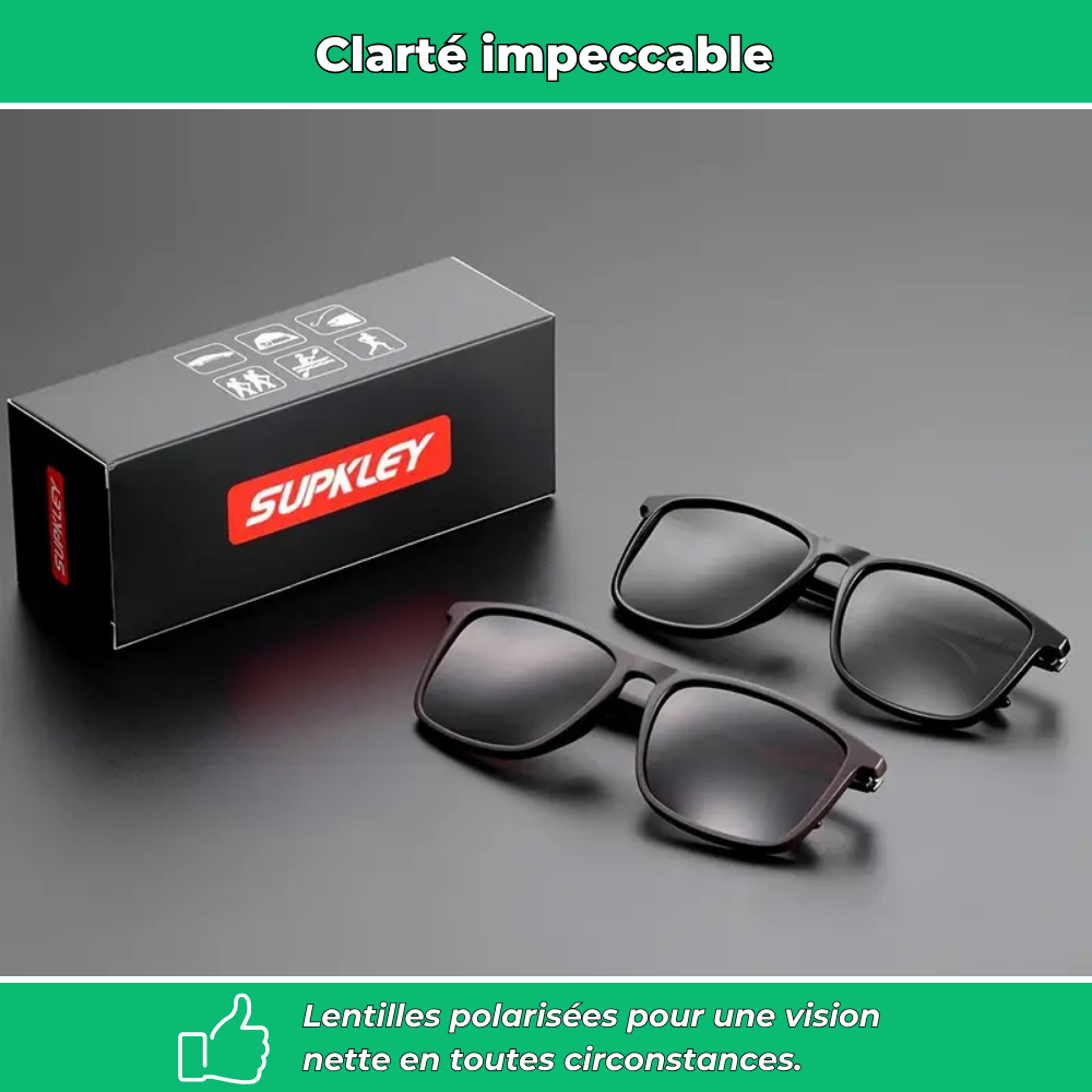 Lunettes de soleil polarisées légères pour homme