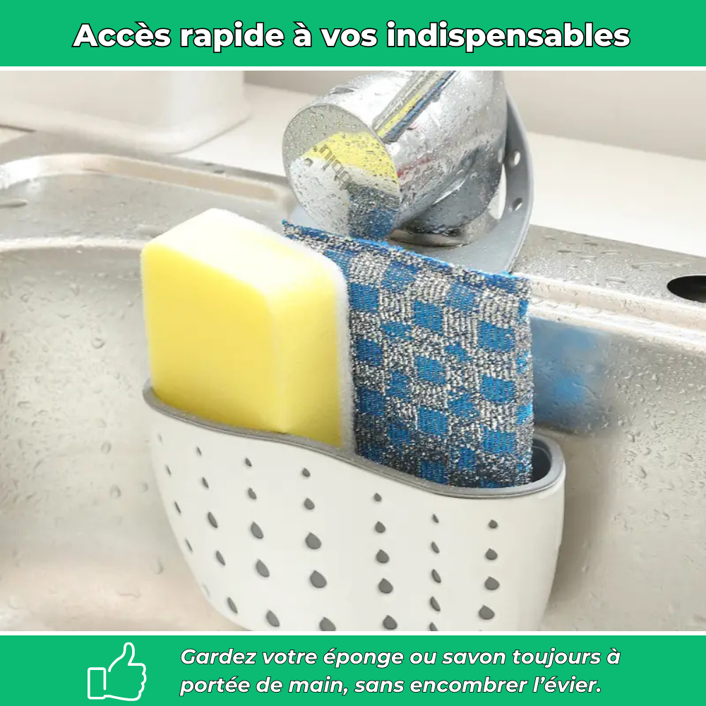 Clip’Évier – Panier suspendu pratique et réglable