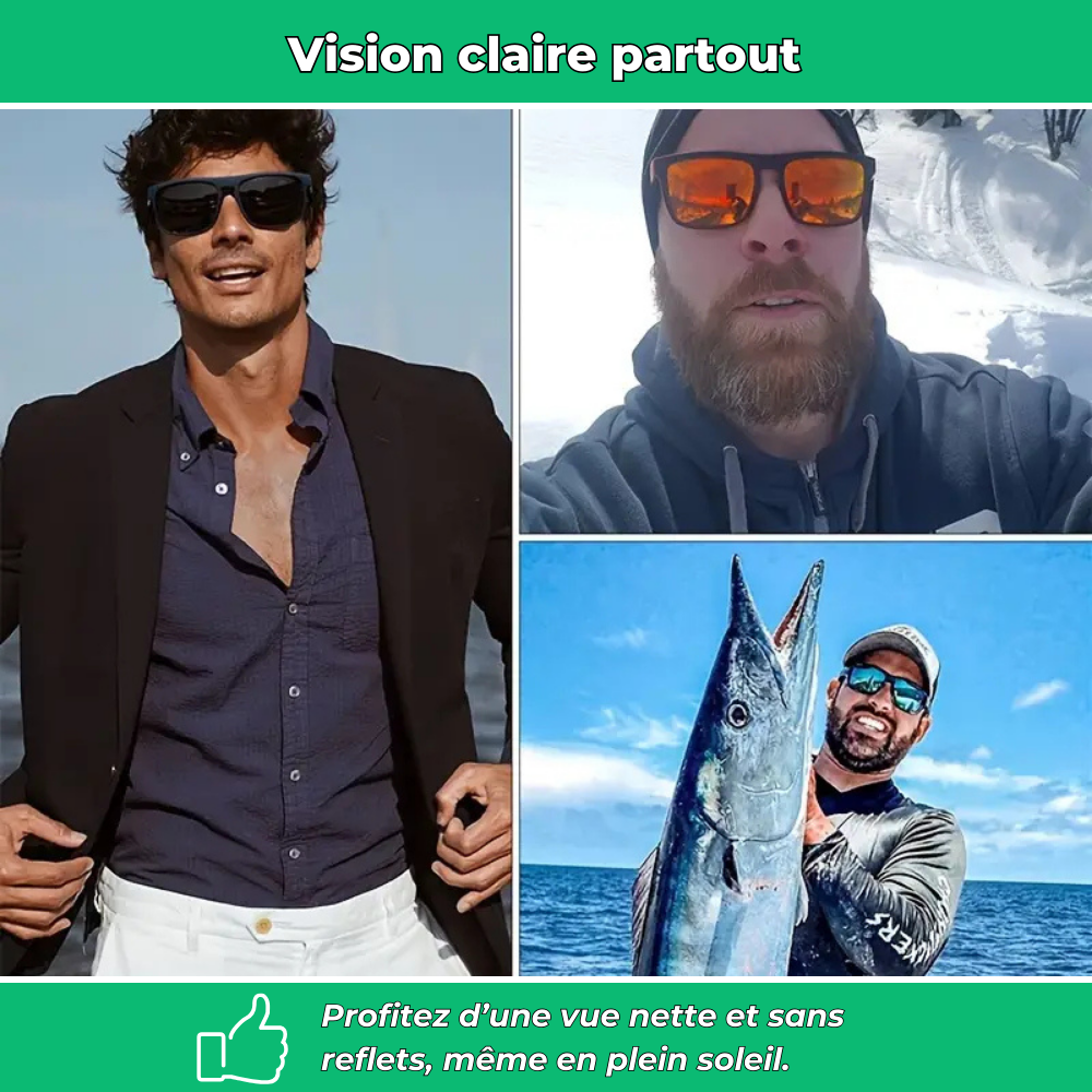 Lot de 3 lunettes polarisées
