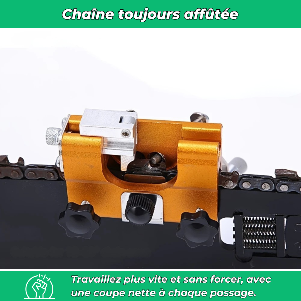 Affûteur manuel pour chaîne de tronçonneuse