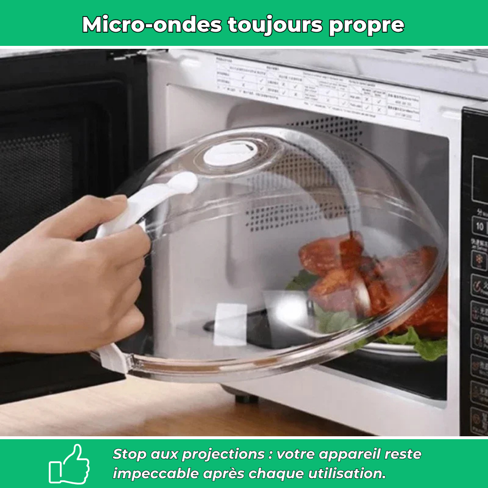 Cloche anti-éclaboussures pour micro-ondes