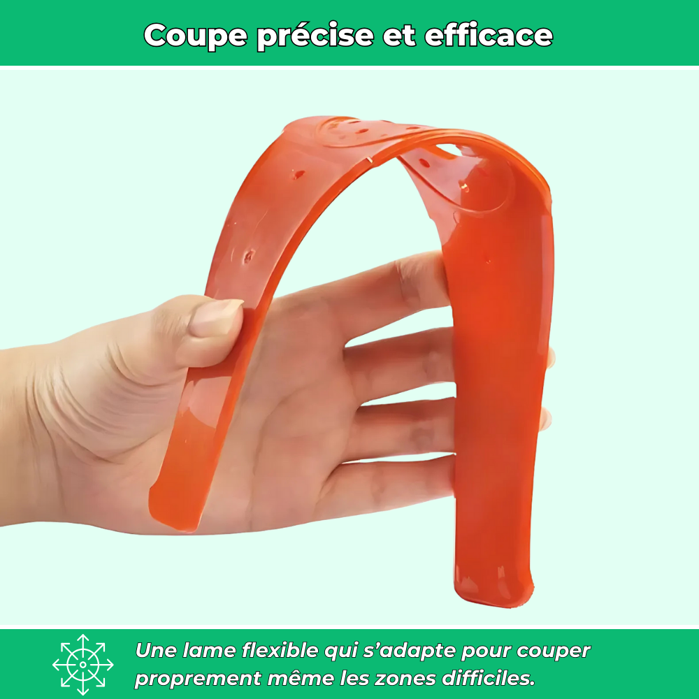 V90 PRO – Lame débroussailleuse flexible pour coupe précise