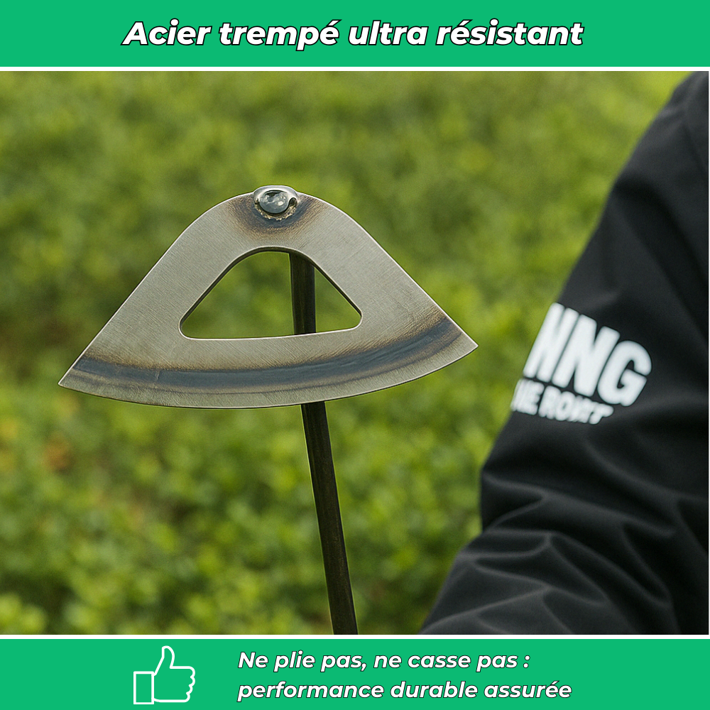 Houe de désherbage en acier robuste