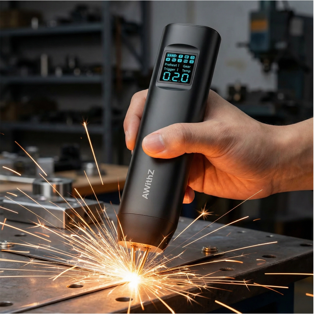 Mini Soudeuse par Points Portable 18650 | Réglage 90 Niveaux de Puissance | Machine de Soudage Batterie Nickel