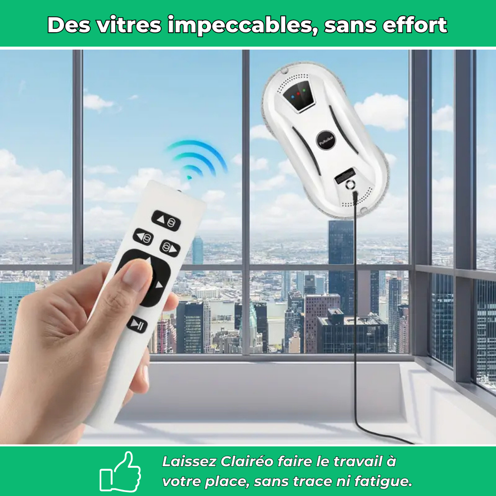 Clairéo – Nettoyeur de vitres automatique haute performance