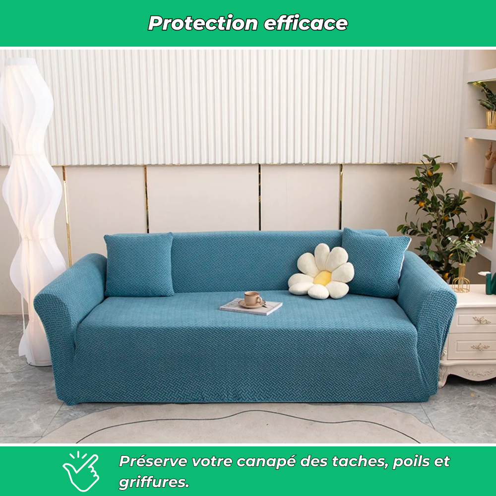 Housse canapé extensible douce – Protection confortable 1 à 4 places
