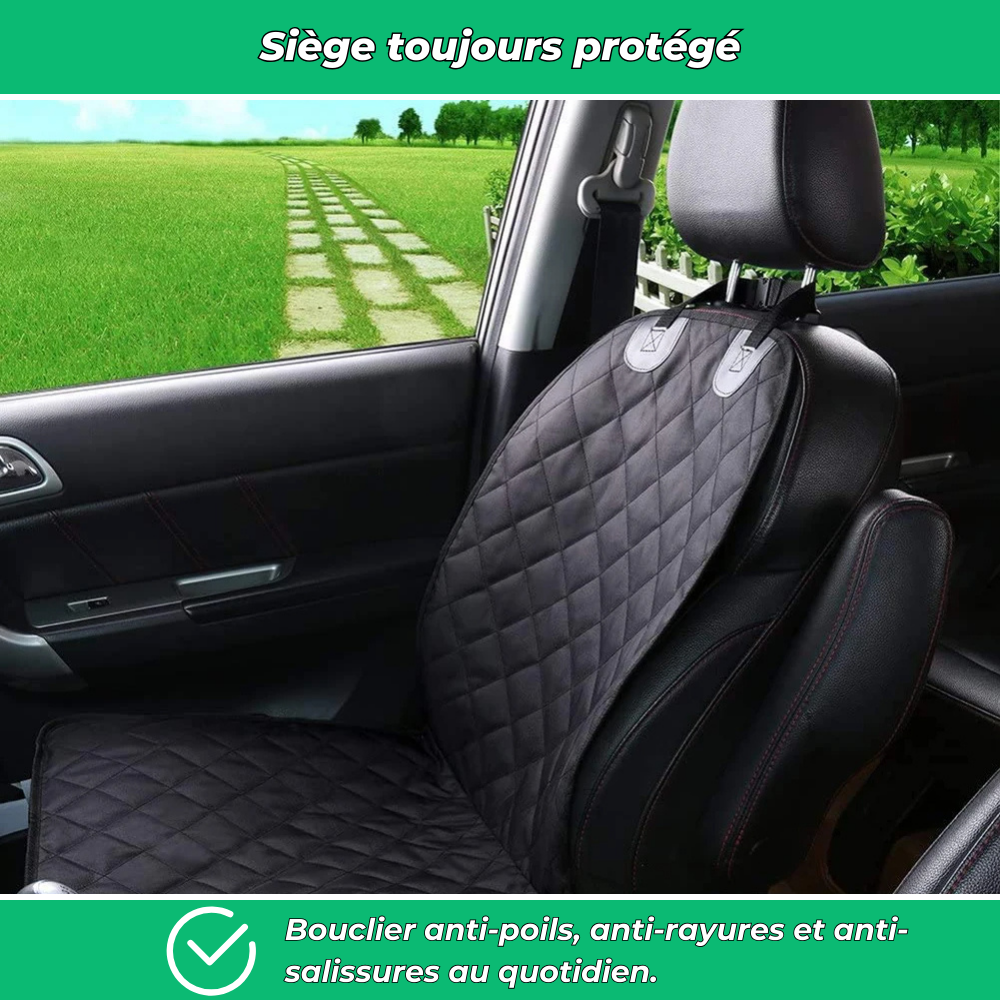 Housse de siège auto pour chien – Imperméable, antidérapante et résistante aux griffes, compatible voitures, camions et SUV