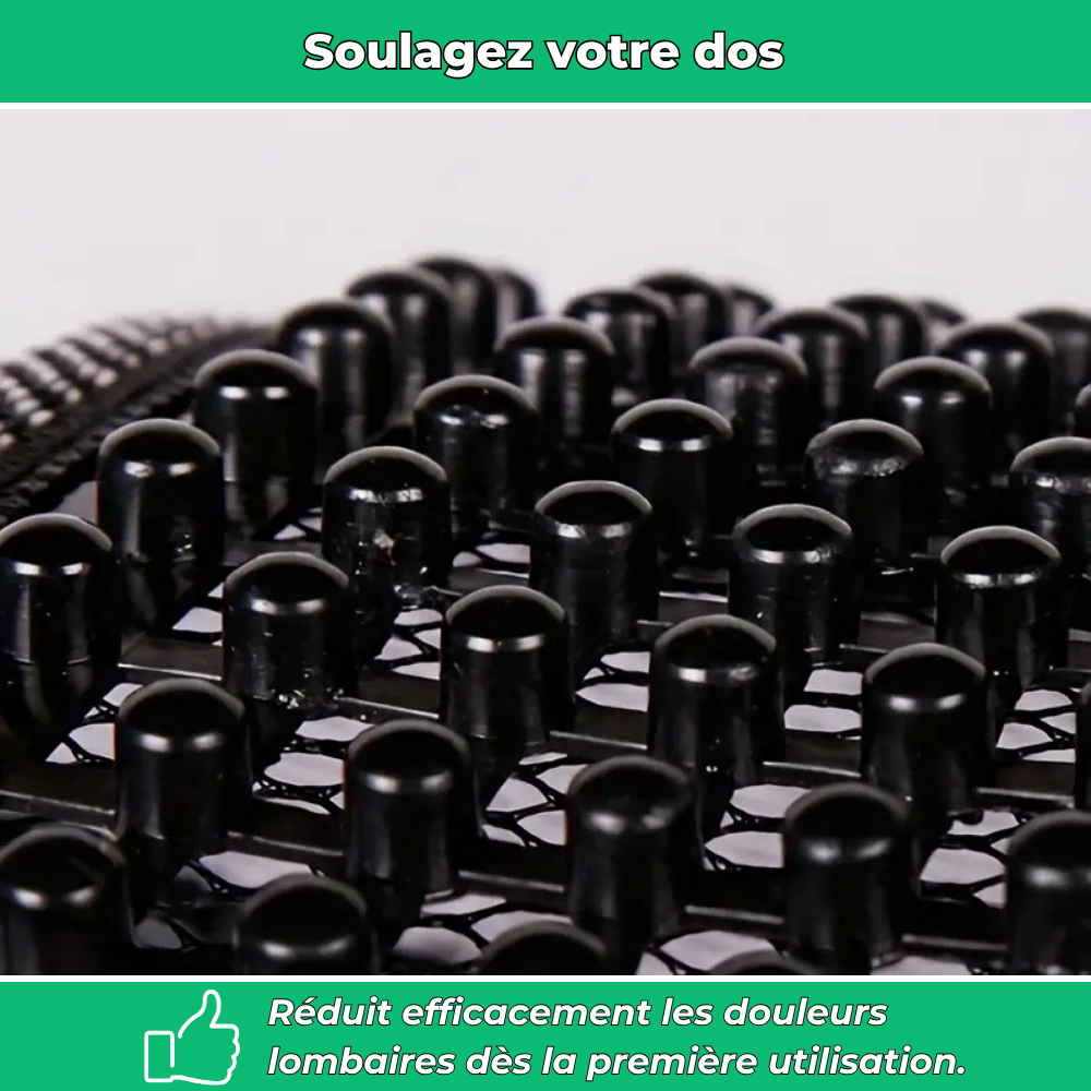 ZenBack – Coussin de soutien lombaire avec effet massage