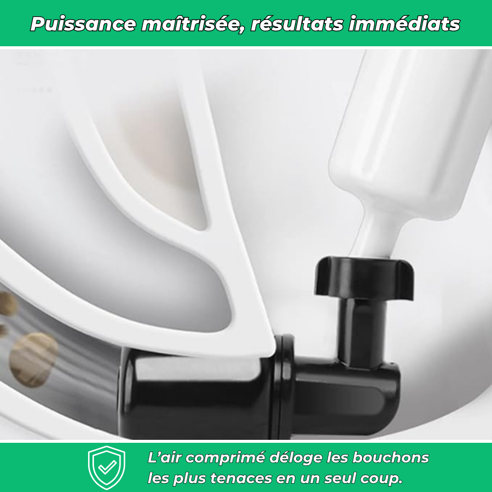 AirClean Pro – Déboucheur haute pression multi-canalisations
