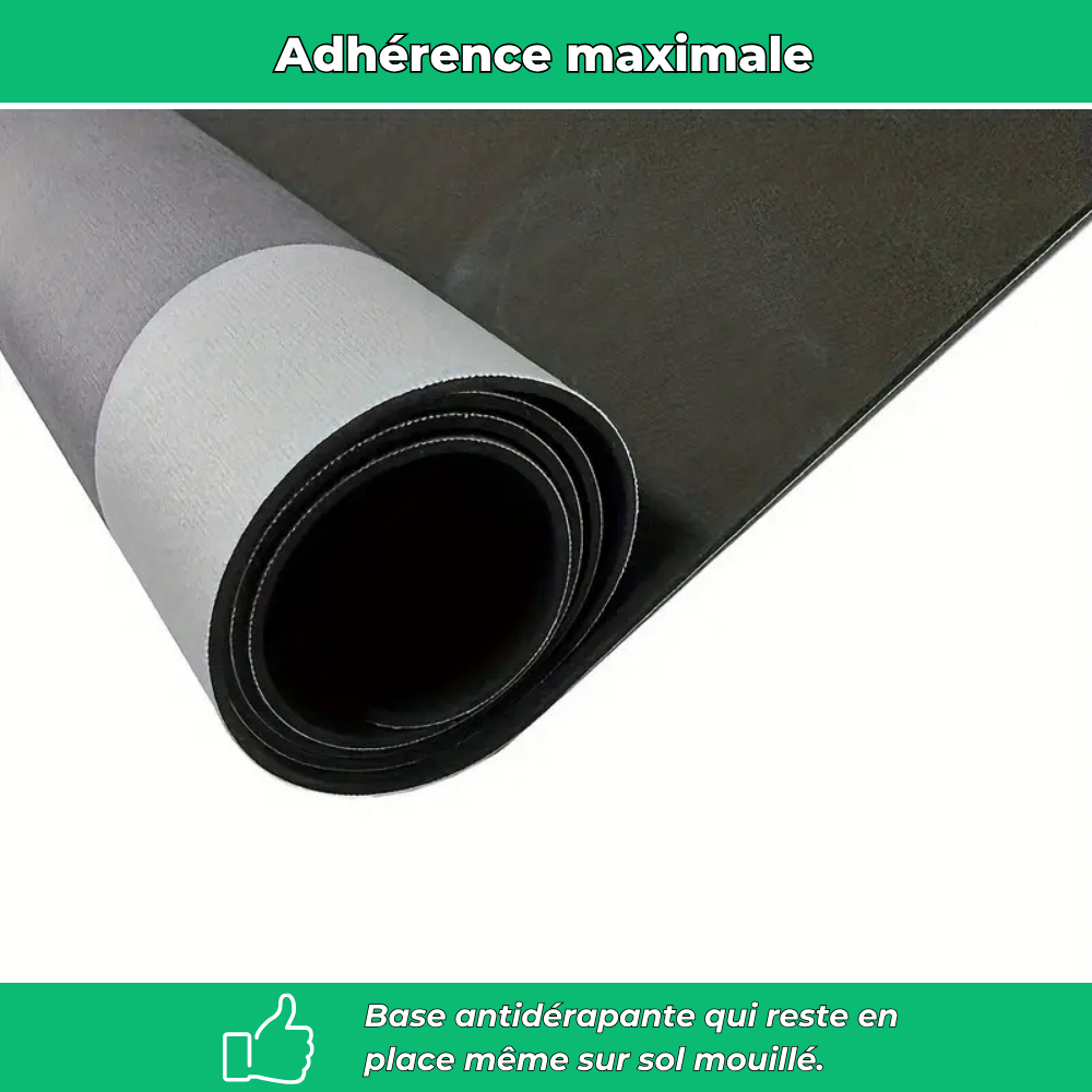 Tapis lavable antidérapant pour sol sec et propre