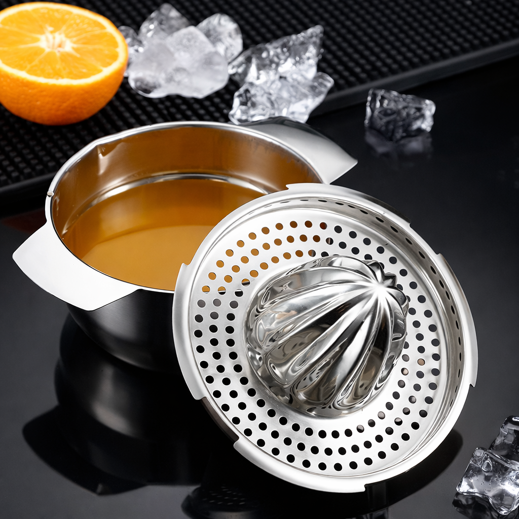 Presse-agrumes manuel en acier inoxydable professionnel grande capacité