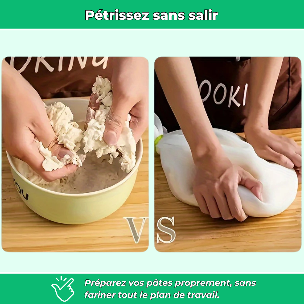 Pâti'Sac – Sac en silicone pour pétrir sans effort