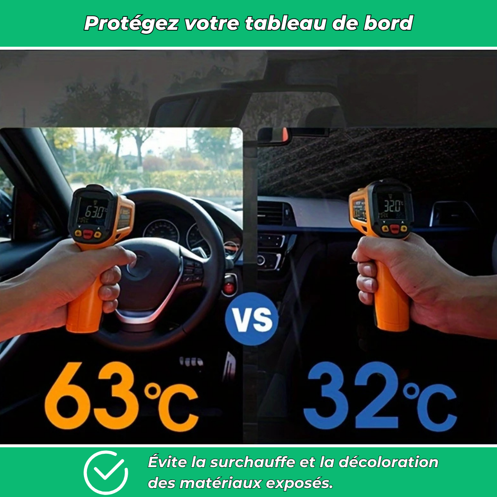 SunBloc – Pare-soleil voiture repliable, protection thermique anti-UV