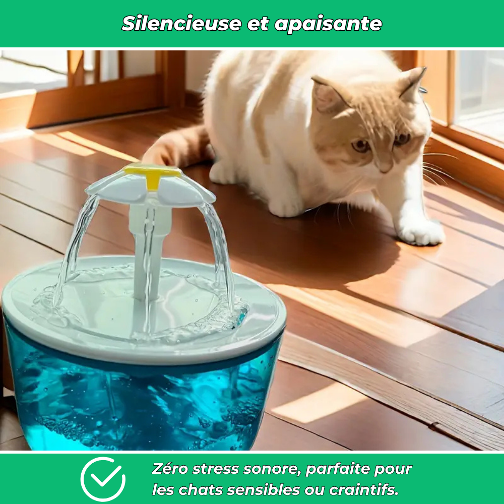 AquaChat - Fontaine filtrante à eau douce pour chats