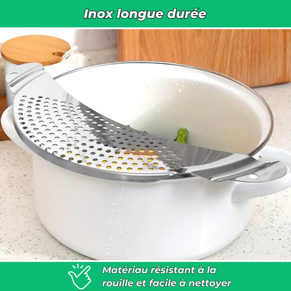 Rincéo – Égouttoir inox pour légumes et fruits