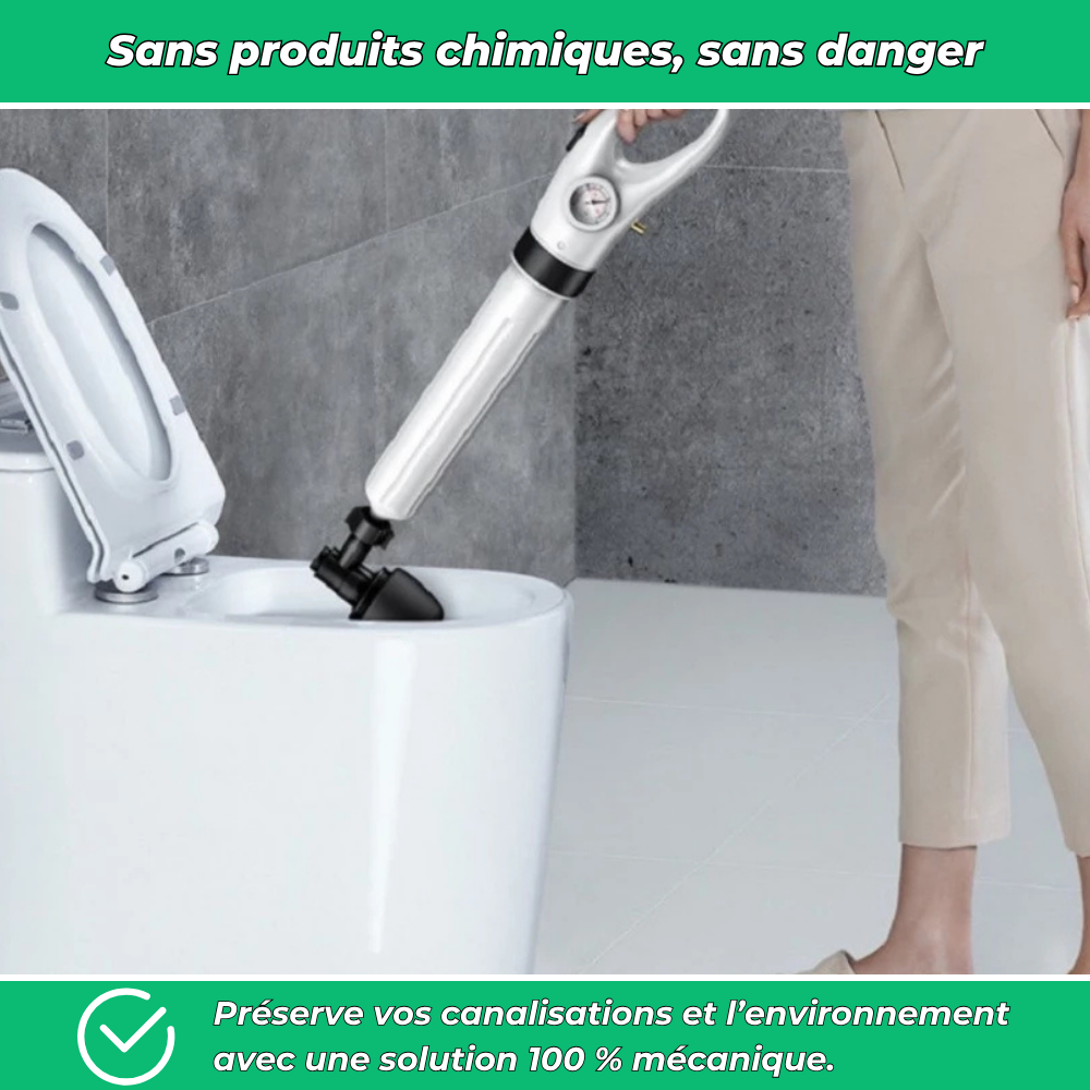 AirClean Pro – Déboucheur haute pression multi-canalisations