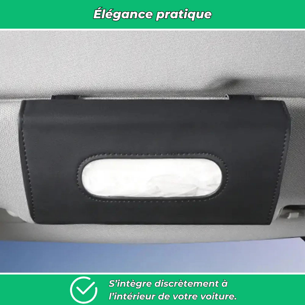 Distributeur de mouchoirs pour pare-soleil de voiture