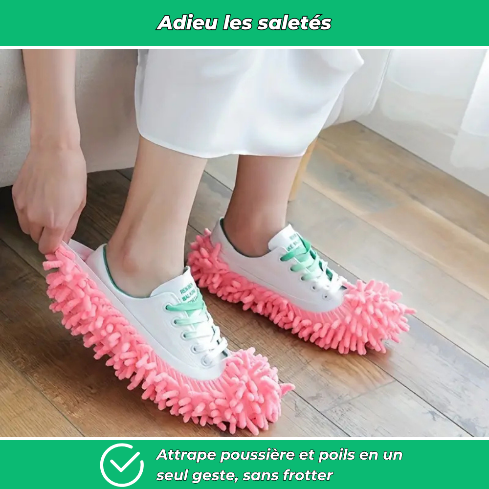 Chaussons serpillière pour un ménage sans effort