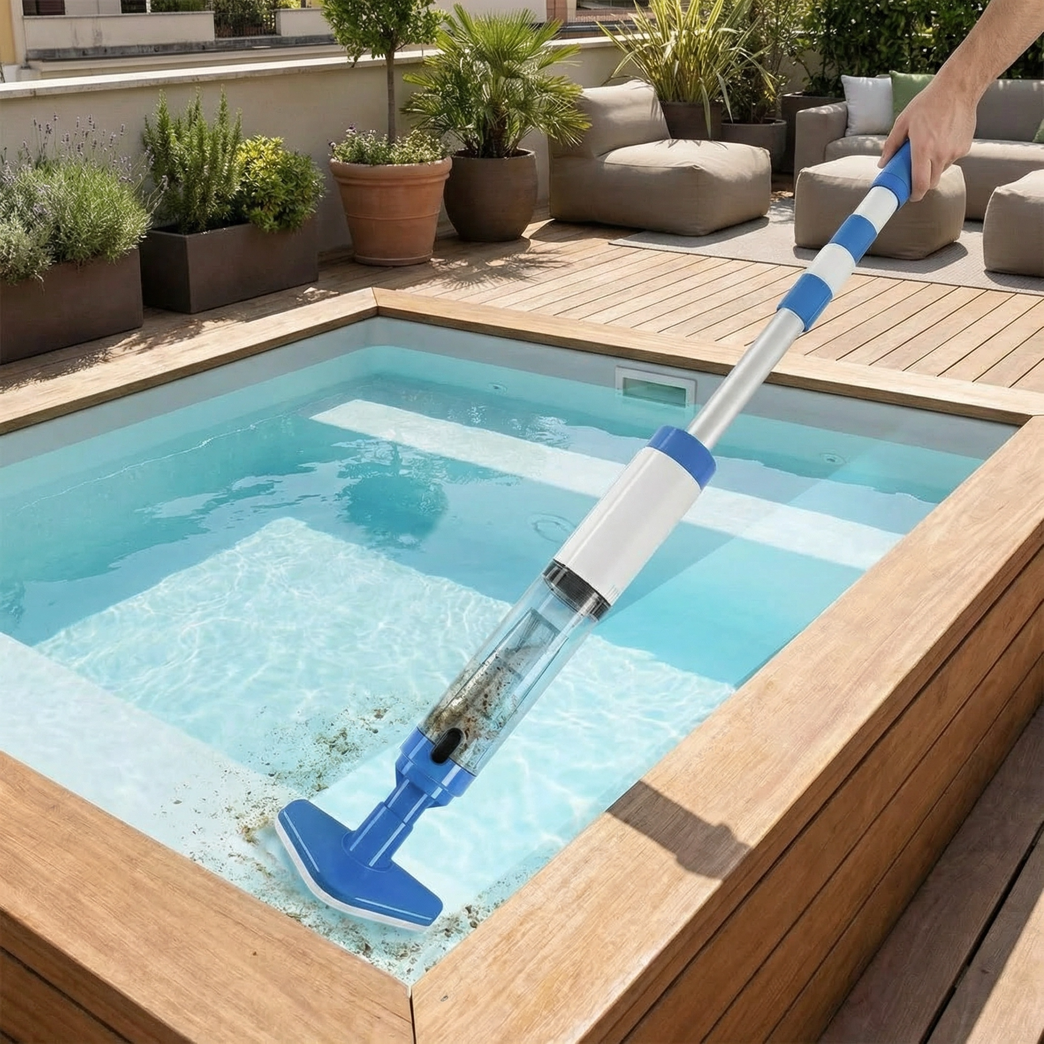 Aspirateur Piscine 3 en 1 Sans Fil | Nettoyage Facile et Rapide