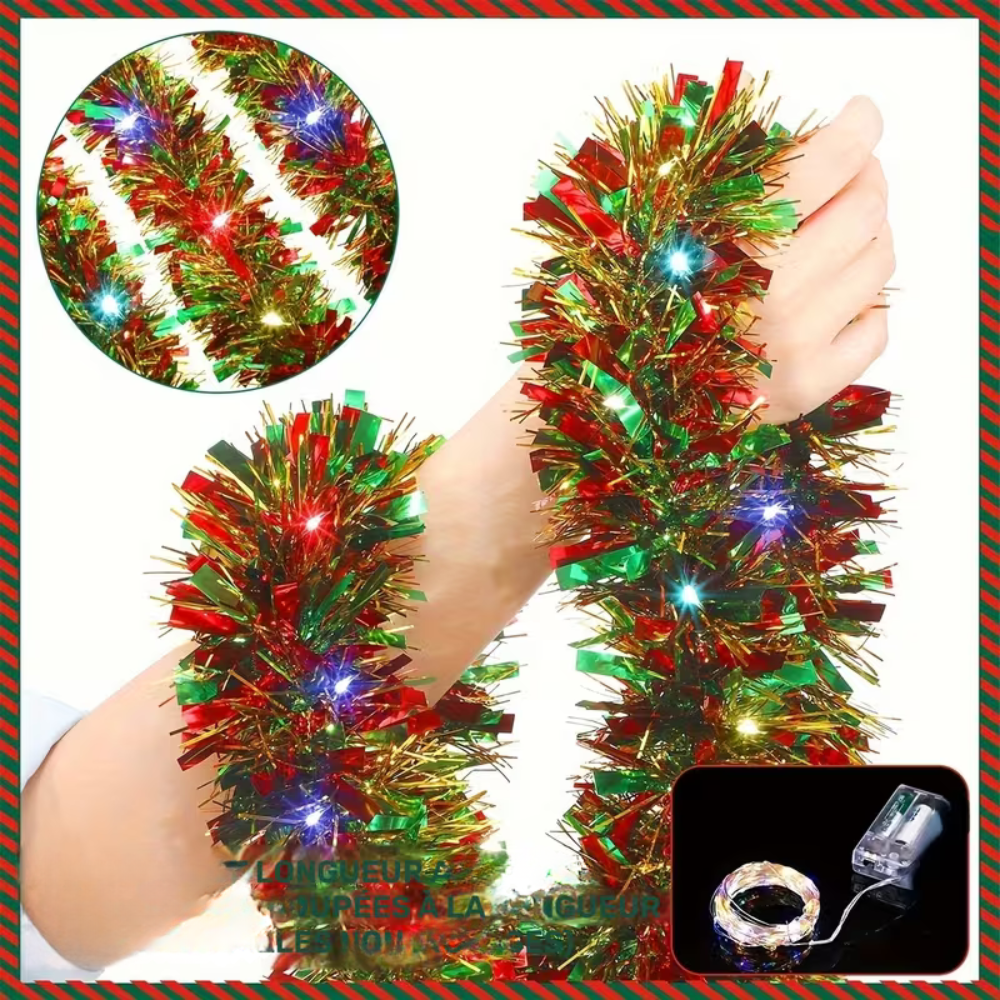 Guirlande décorative Noël à LED 30 lumières