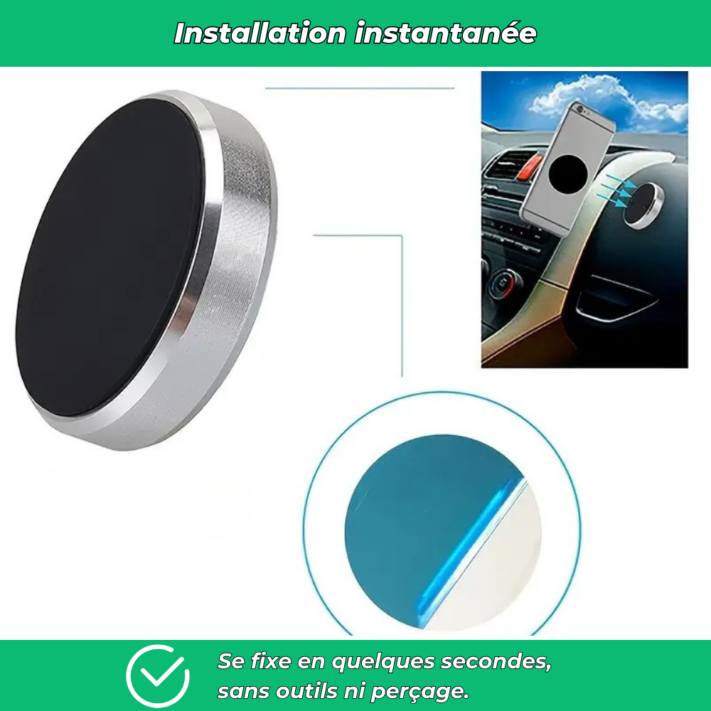 Support magnétique universel pour téléphone